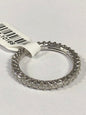 Sterling Silver Ring Size 9.75 Eternity Band CZ