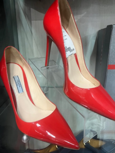 Red Prada Heels Women's