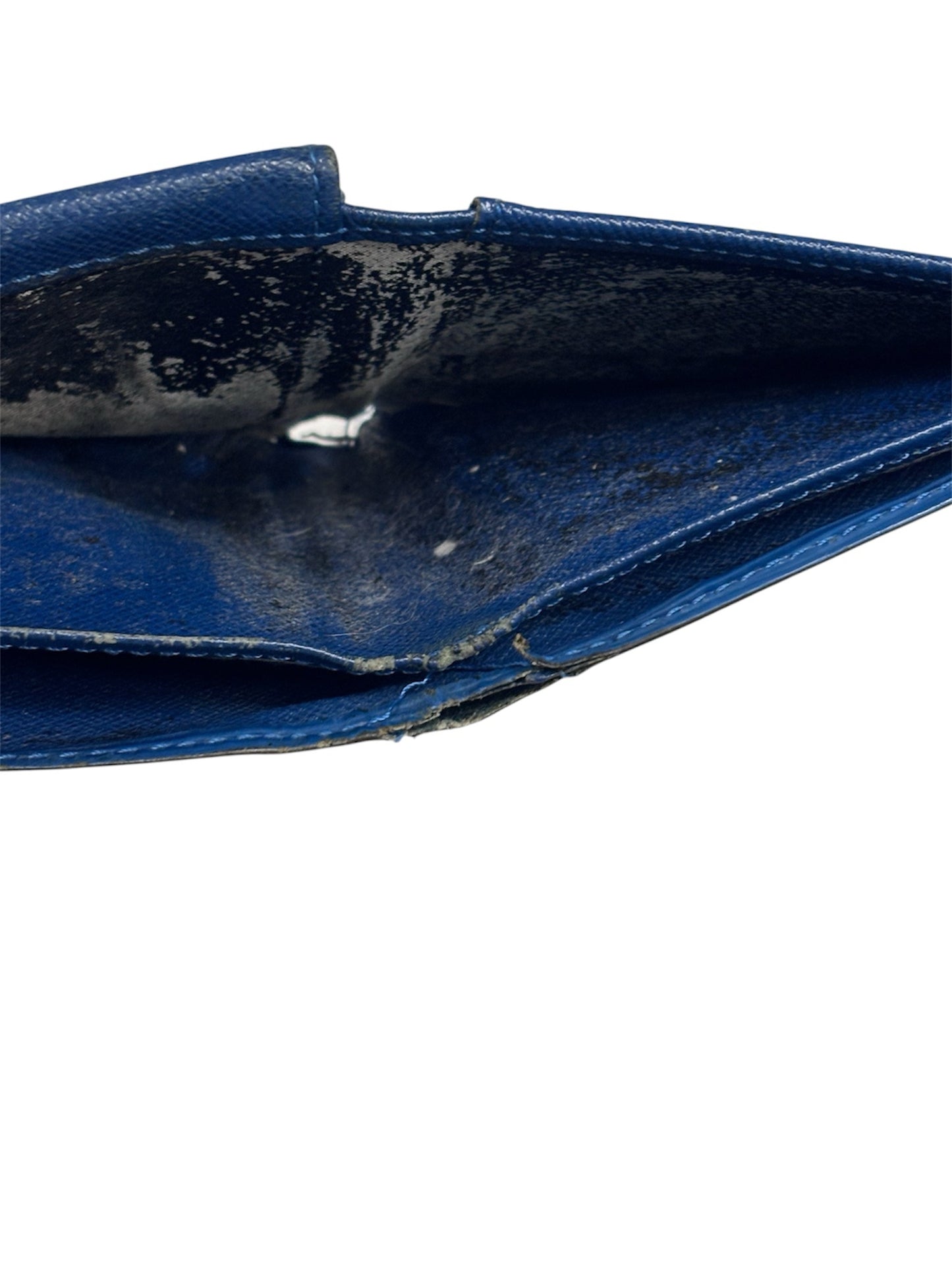 Designer Louis Vuitton Blue Wallet