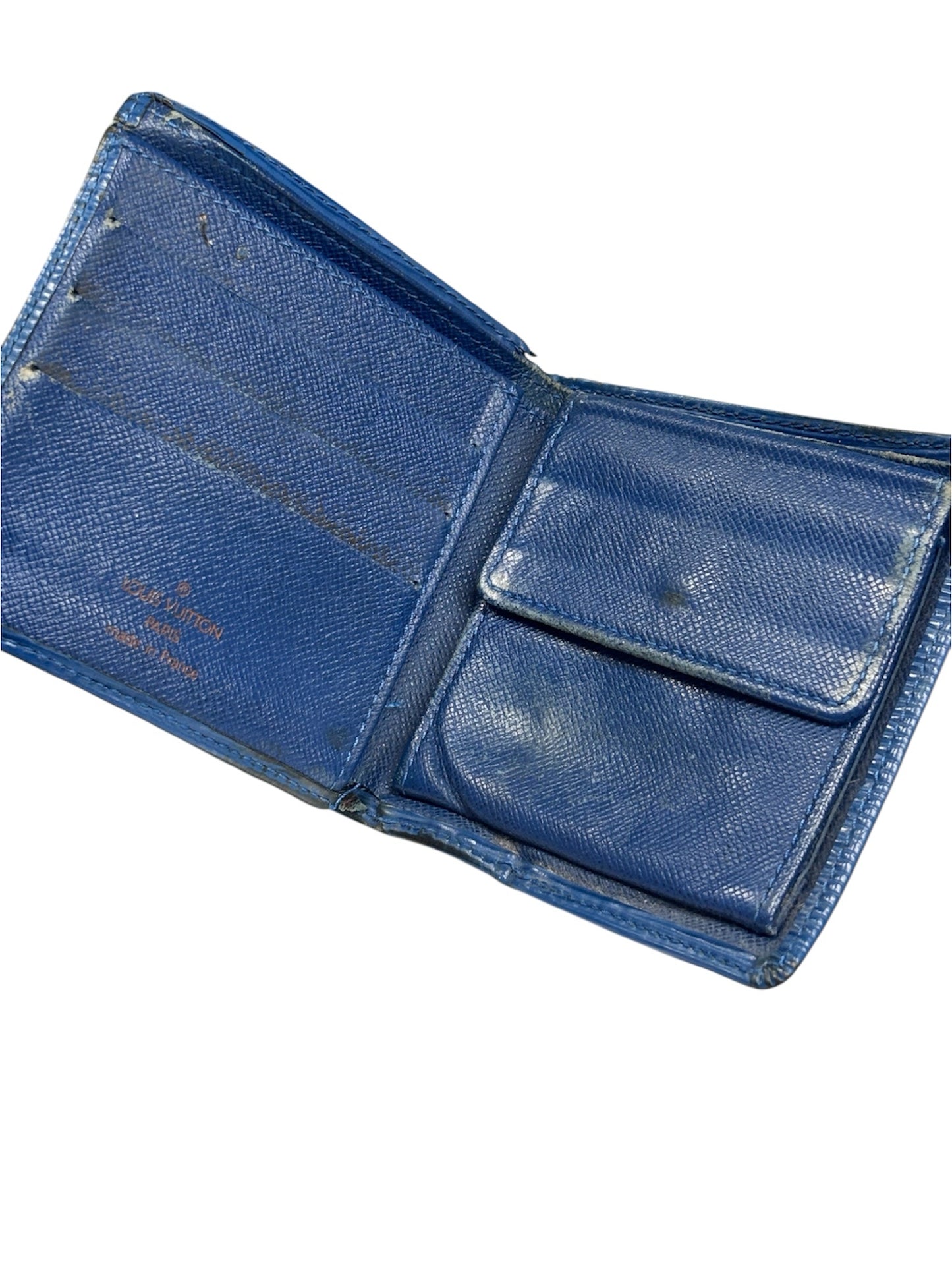 Designer Louis Vuitton Blue Wallet