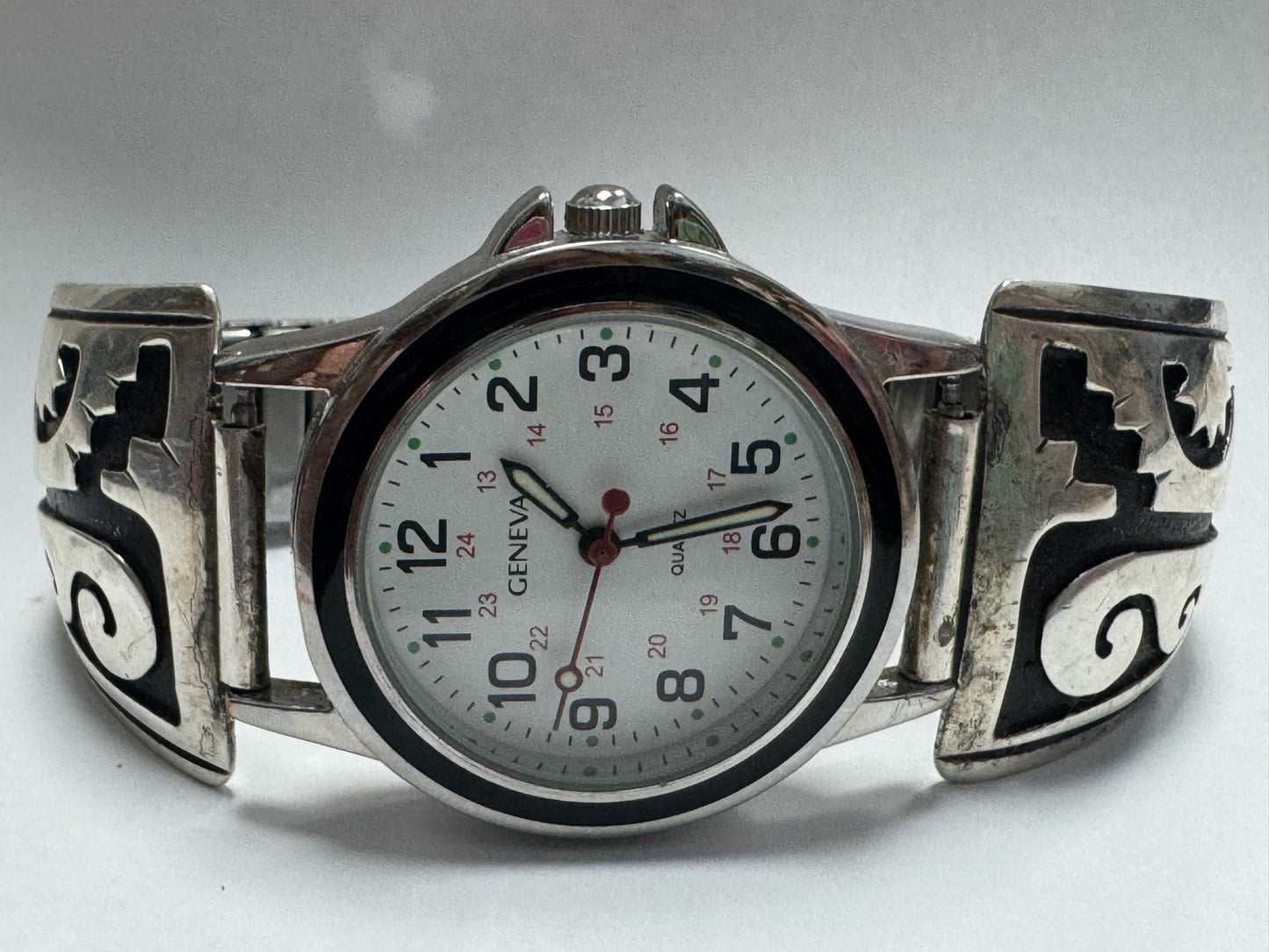Tommie Thomas Charlie Charley TC Sterling Silver Watch Tips Geneva Watch New Bat