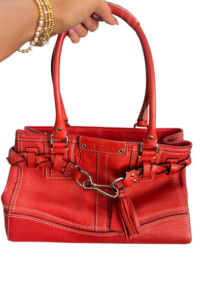 Designer Coach Burnt Orange Handbag