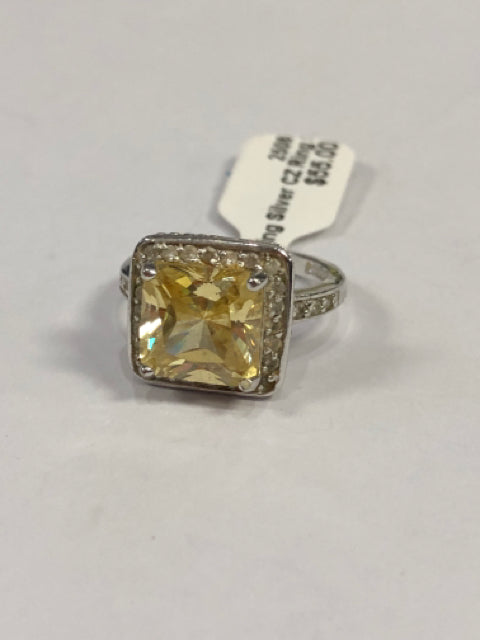 Sterling Silver CZ Ring Size 7