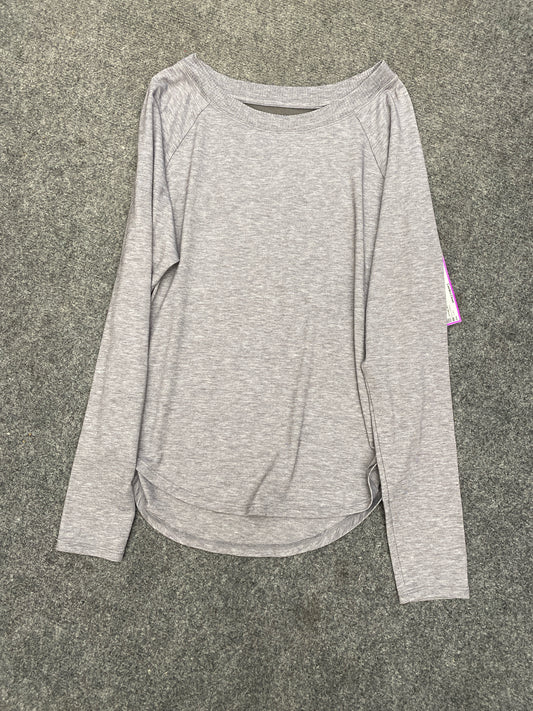 Light Gray Athleta ACTIVE Long Sleeve Shirt Women's