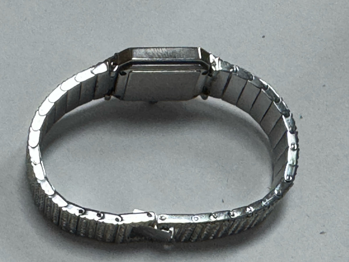 Croton Iced Out Watch Rhinestone Crystal Unisex Watch New Battery