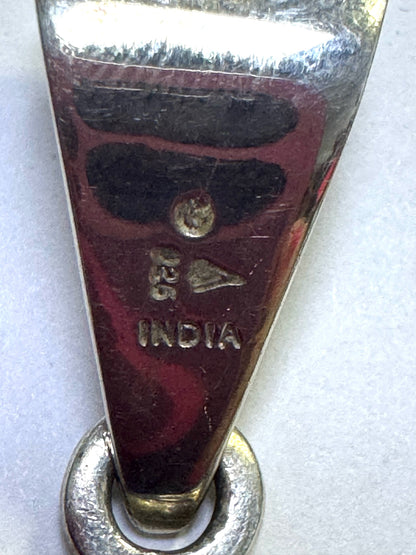 Vintage Retired Silpada Celtic Triskele Knot 3" Sterling Silver 925 Pendant