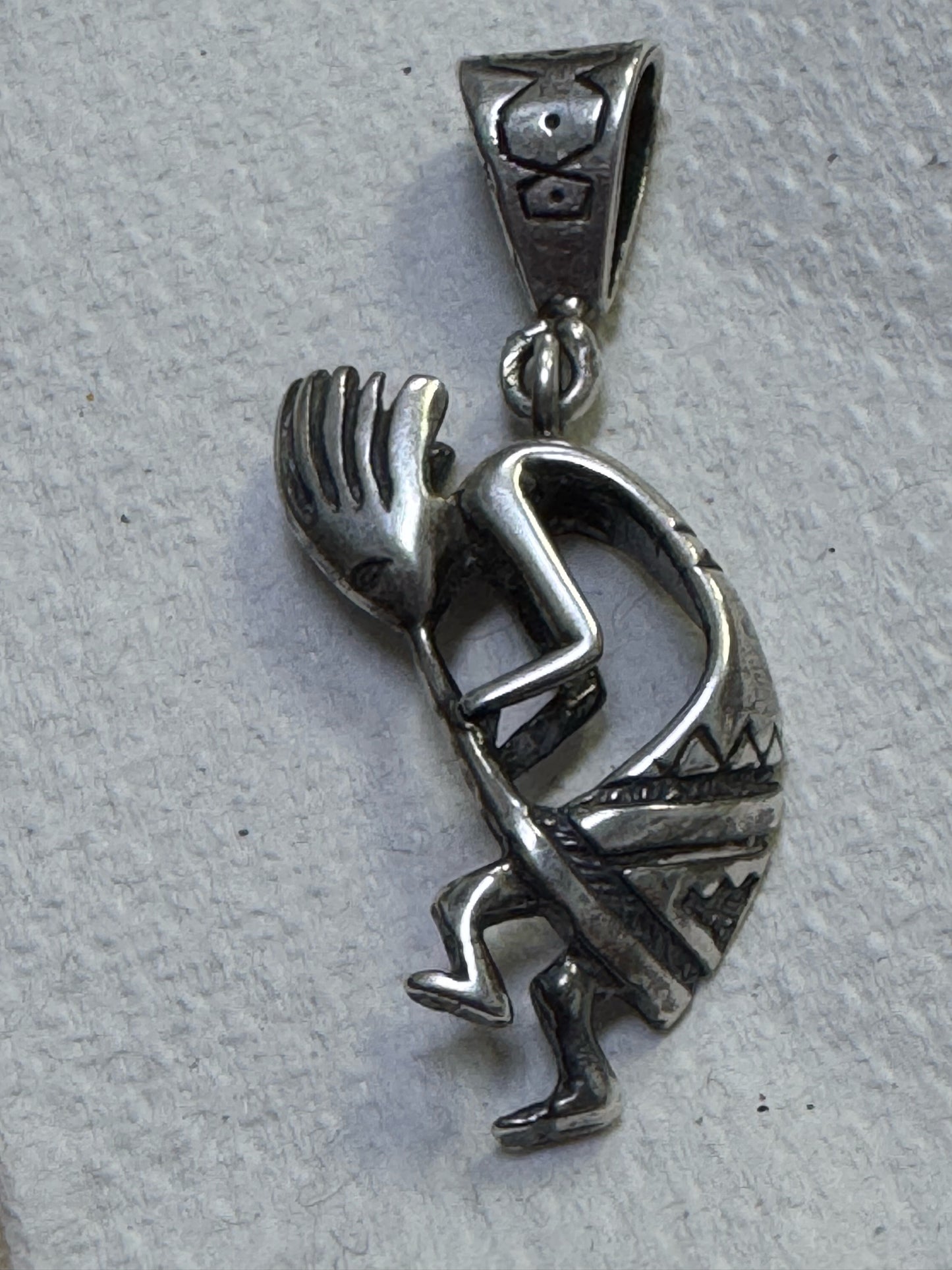 Liberty Sterling Silver Kokopelli Pendant