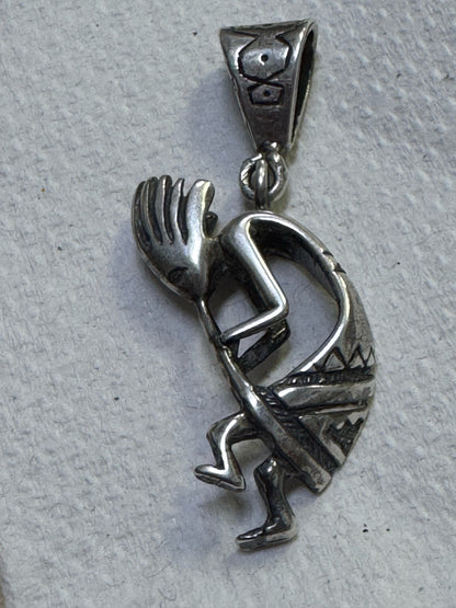 Liberty Sterling Silver Kokopelli Pendant