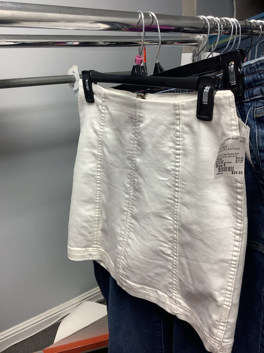 White Free People Skirt BOUTIQUE Women's