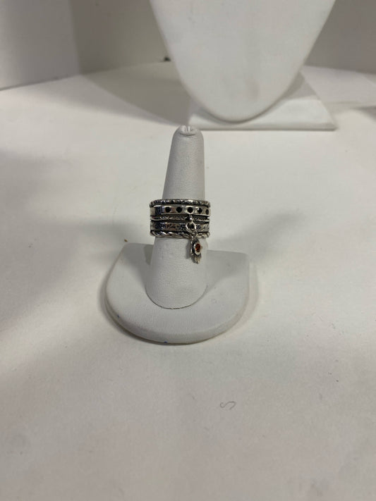 Sterling Silver Ring Size 10 Hamsa