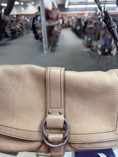 Designer Coach Cream Handbag