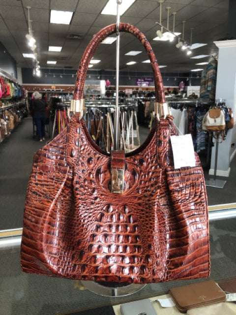 Designer Brahmin Dark Brown Handbag