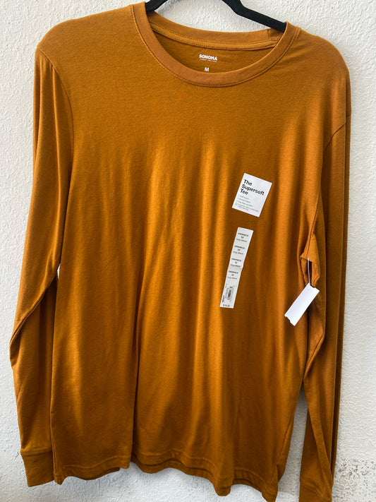 Burnt Orange Sonoma NEW Long Sleeve Shirt Women's