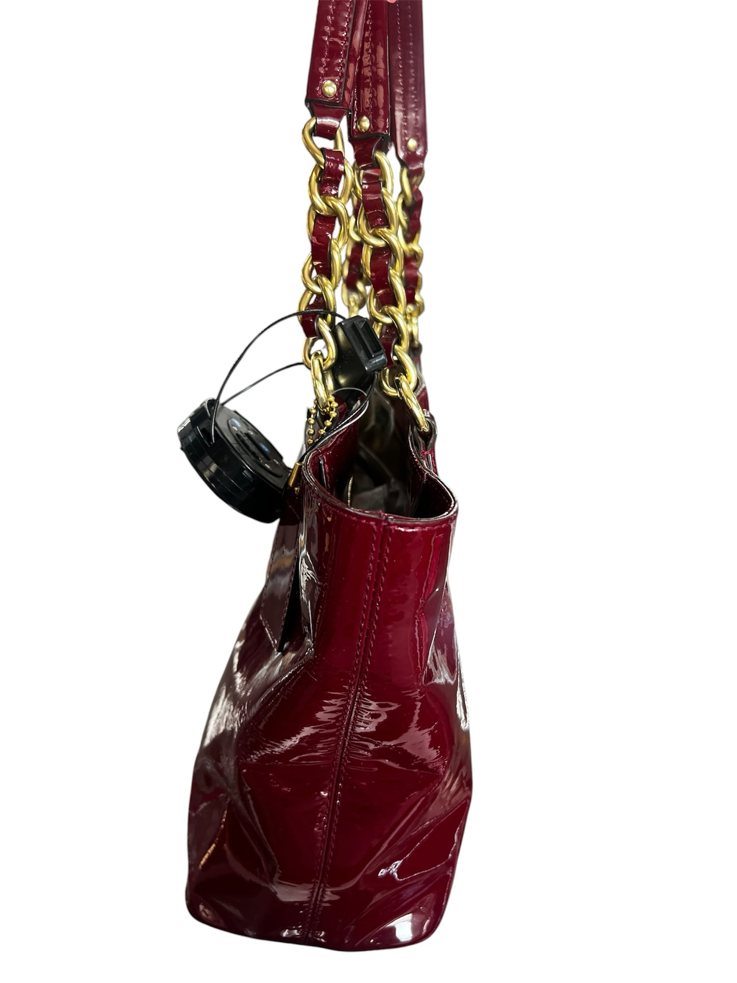 Designer NEW Coach Burgundy Handbag