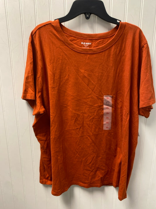 Orange Old Navy NEW Short Sleeve Shirt Women's