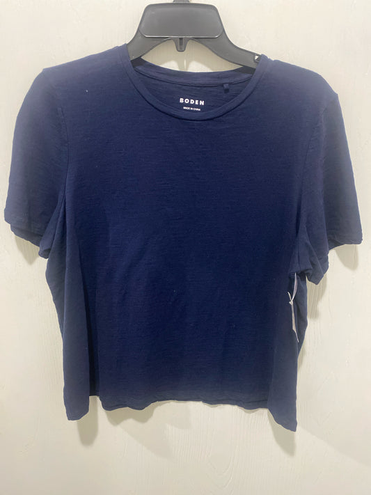 Navy Blue Boden BOUTIQUE Short Sleeve Shirt Women's