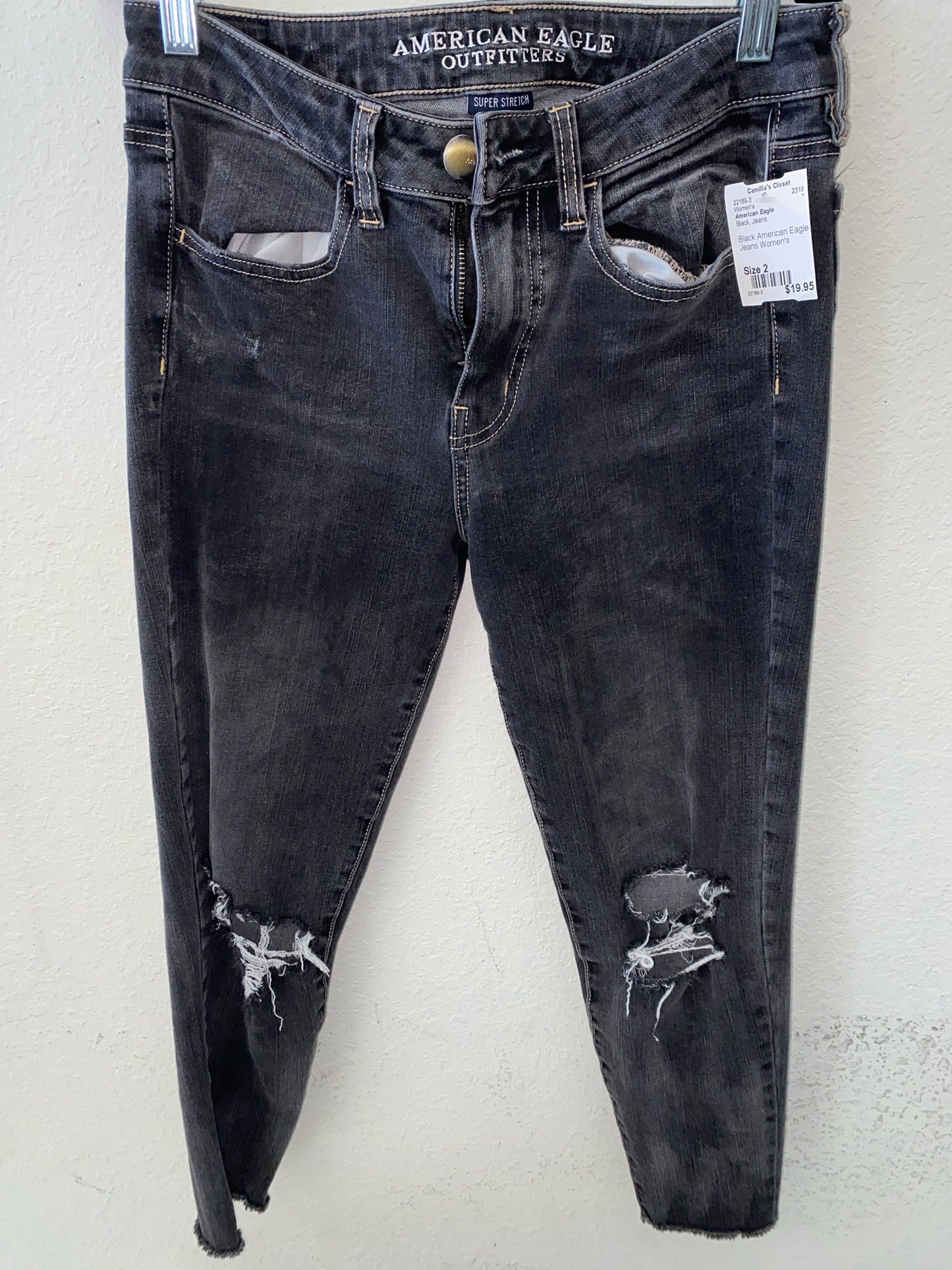 Black American Eagle Jeans Women's