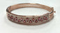 Rose Gold Over Sterling Silver Garnet 8" Bracelet New JTV