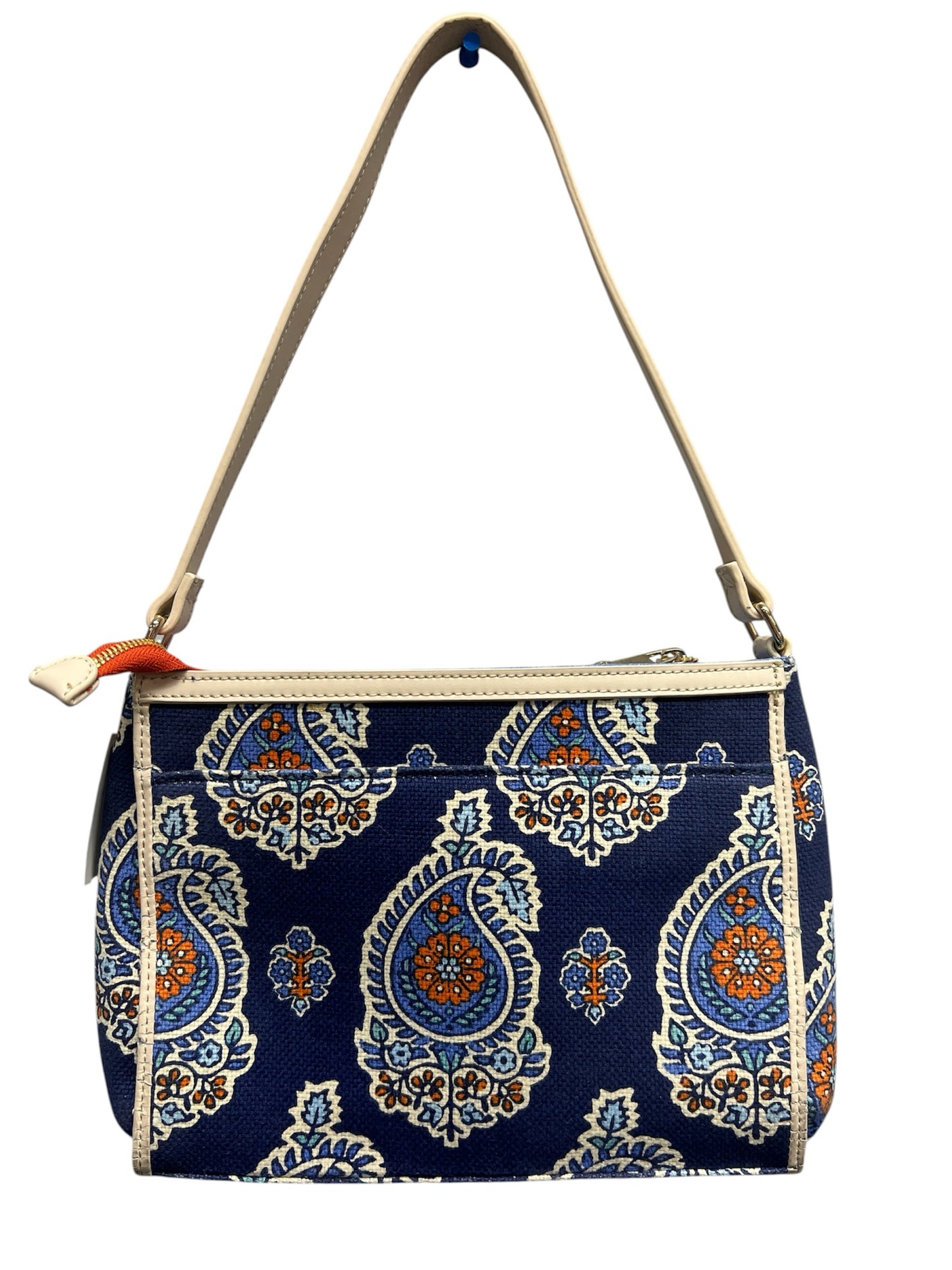 Fashion SPARTINA Navy Blue Print Handbag