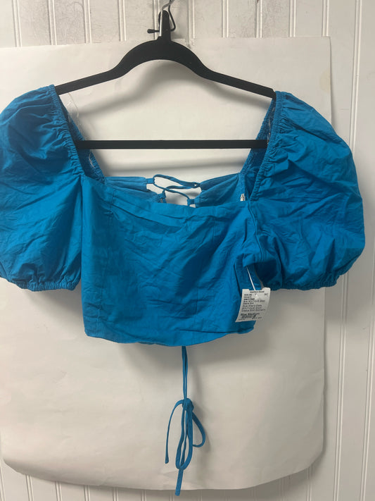 Blue Altar'd State BOUTIQUE Short Sleeve Shirt Women's