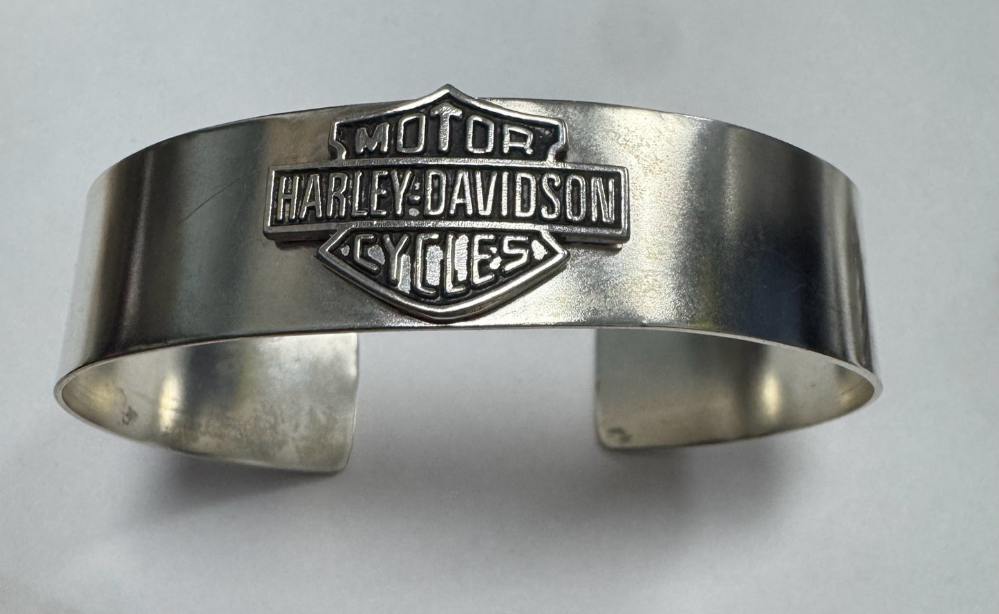 Harley Davidson Sterling Silver Cuff Bracelet