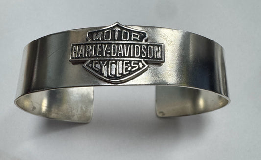 Harley Davidson Sterling Silver Cuff Bracelet