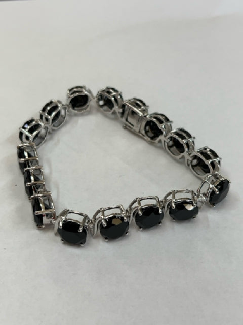 Sterling Silver Onyx Bracelet New JTV