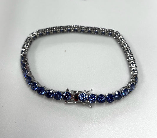 Sterling Silver Gemstone Bracelet New JTV