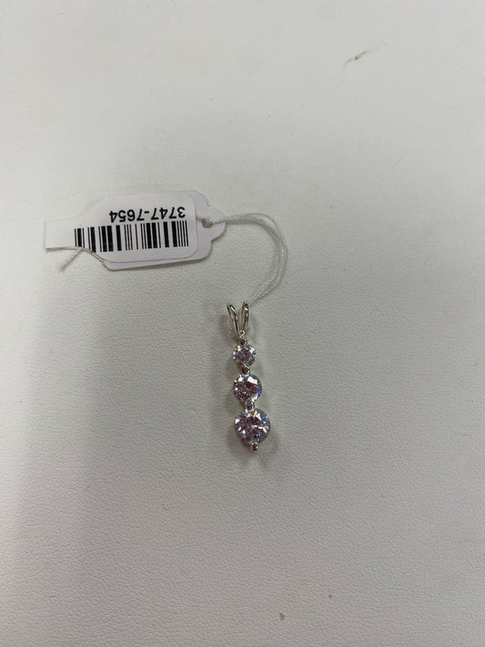 Sterling Silver CZ Pendant
