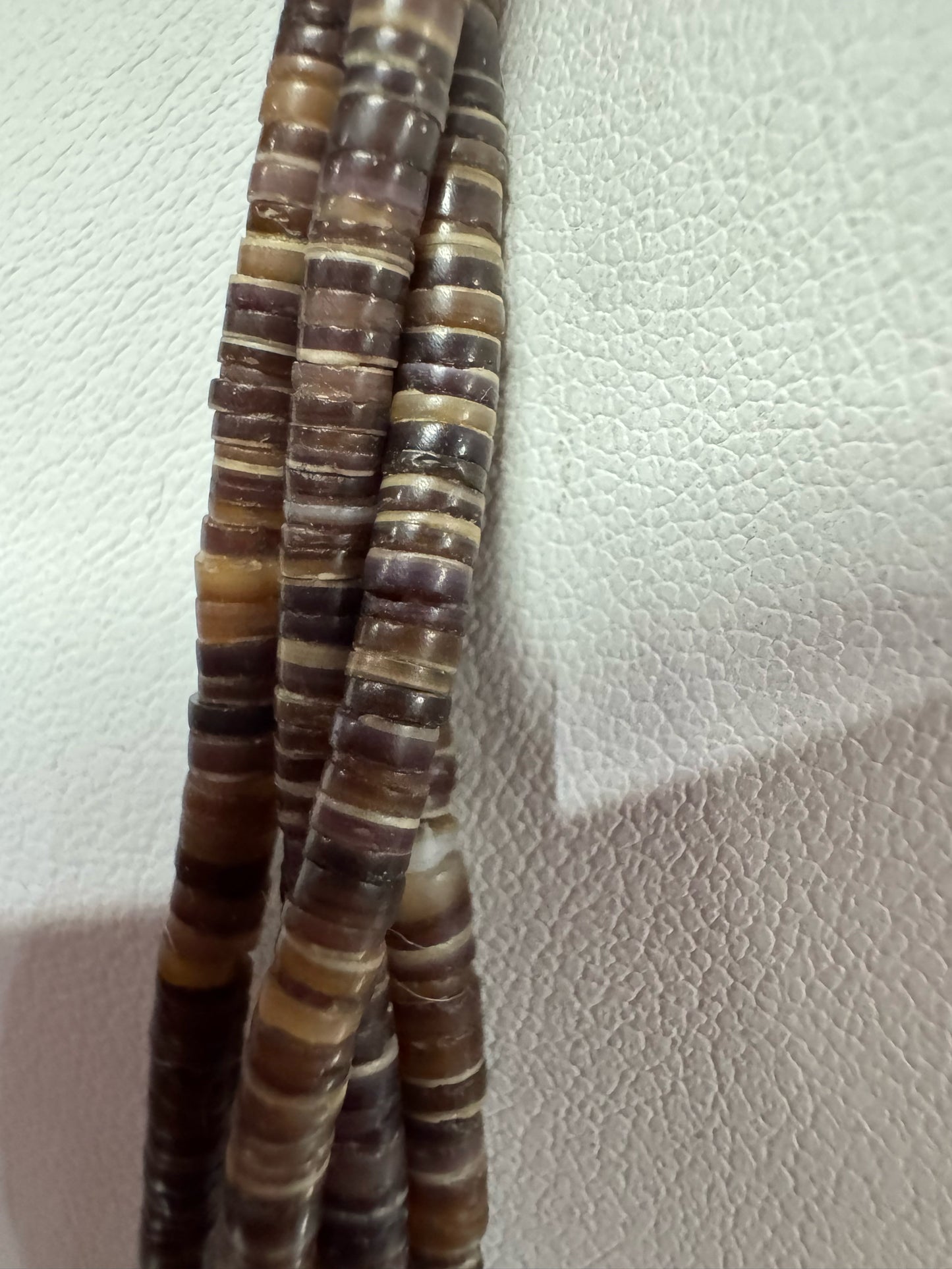 Vintage Native American Sterling Silver 4 Strand Heavy 28-32" Turquoise Necklace