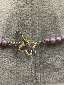 Gems En Vogue Michael Valitutti Lavender Purple 5mm Pearl 20" Necklace