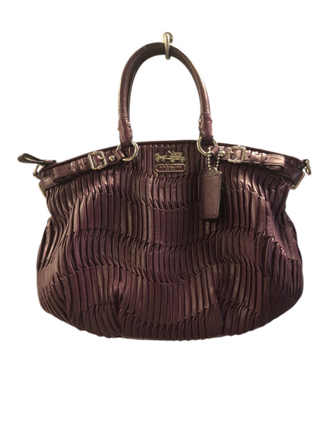 Designer Coach Purple Handbag