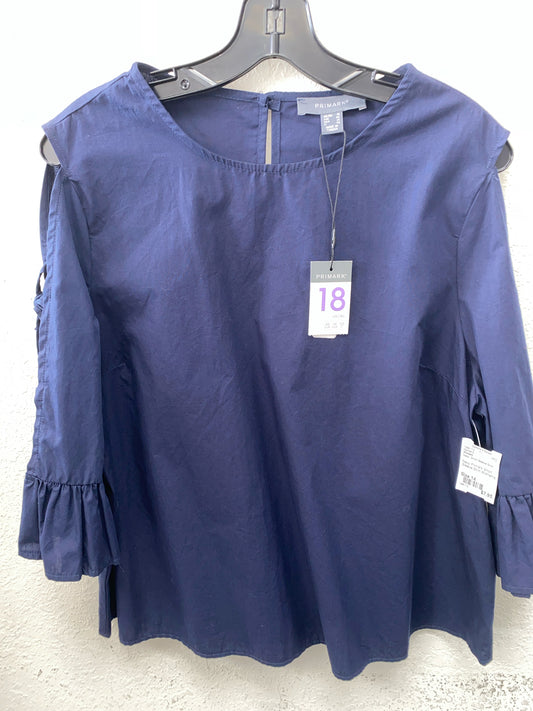 Navy Primark Short Sleeve Shirt Women's