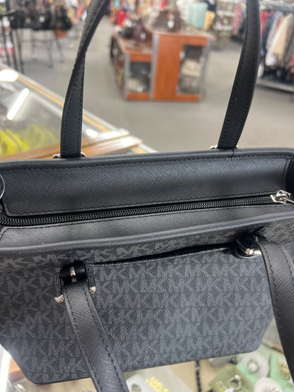 Designer NEW Michael Kors Black Monogram Handbag