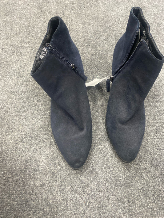 Navy Franco Sarto Booties Women's