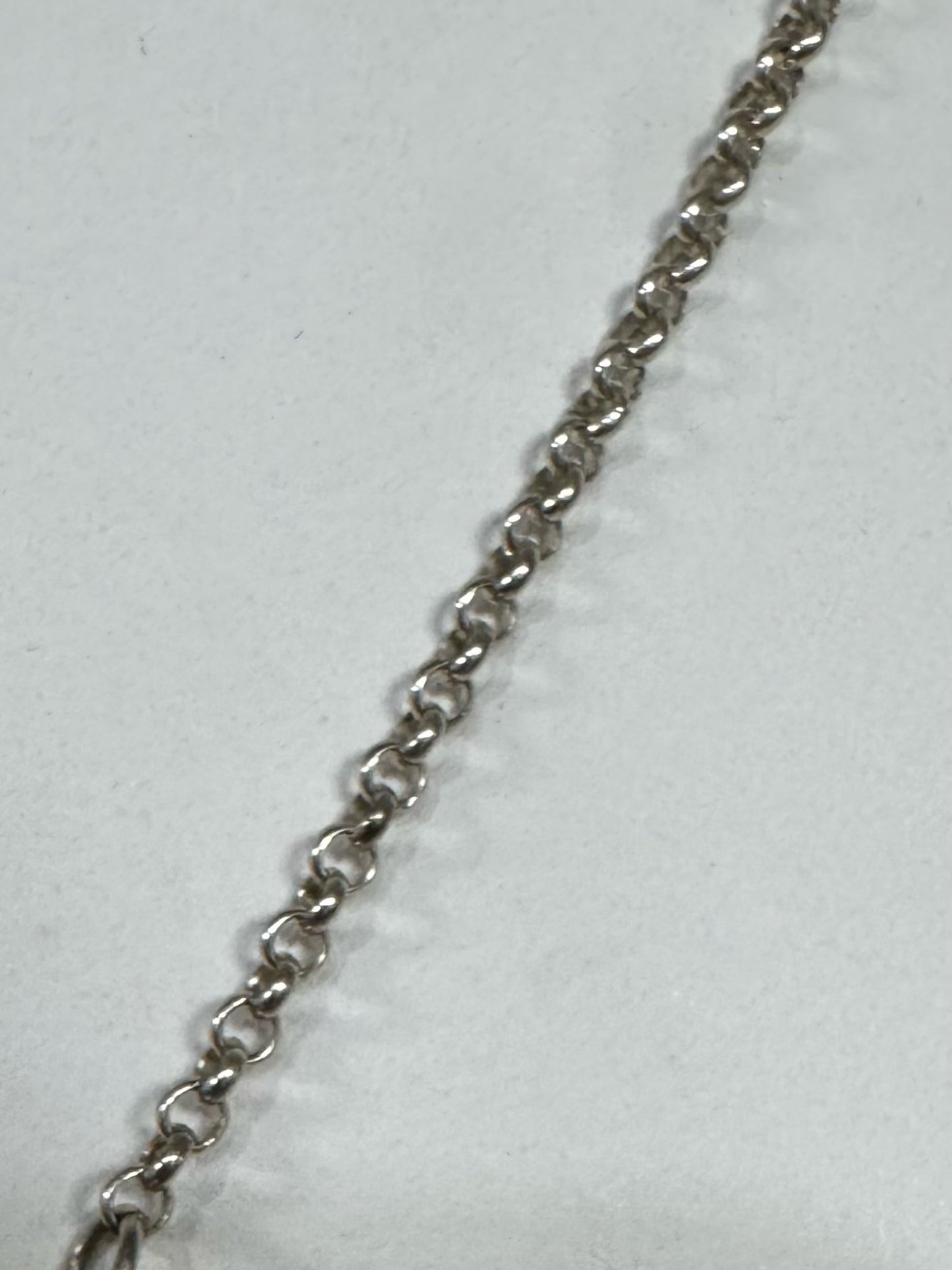 Sterling Silver 1.3" x 1.4" Horseshoe Necklace Adj 17"- 20" Purple Gemstones