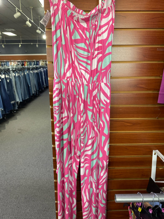 Pink/White Lilly Pulitzer BOUTIQUE Romper Women's