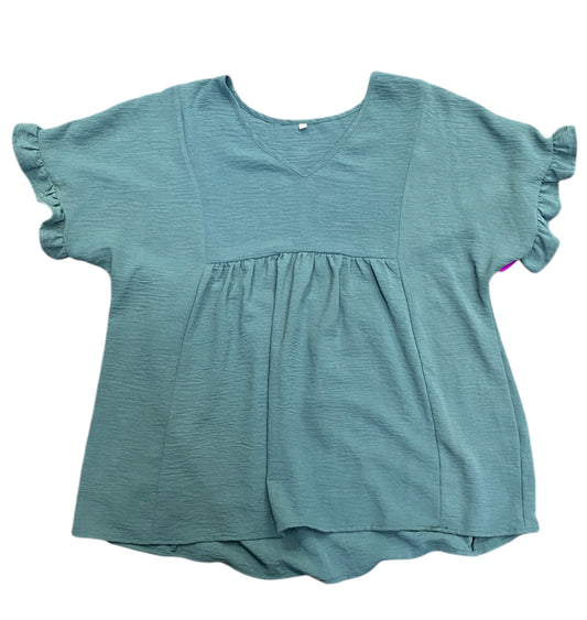 Green Short Sleeve Shirt Women's