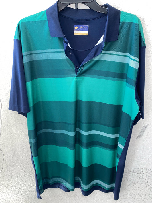 Navy/Green Jack Spicklaus Polo Men's