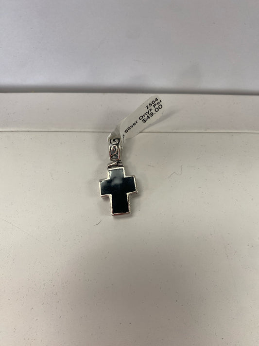 Sterling Silver Onyx Pendant