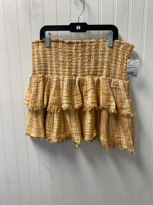 Mustard/Beige Aerie Skirt Women's