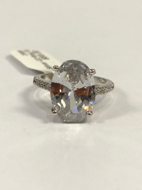 Sterling Silver CZ Ring Size 6