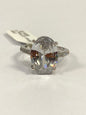 Sterling Silver CZ Ring Size 6