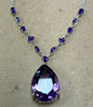 Sterling Silver Amethyst Necklace 43.10 ct tw New JTV