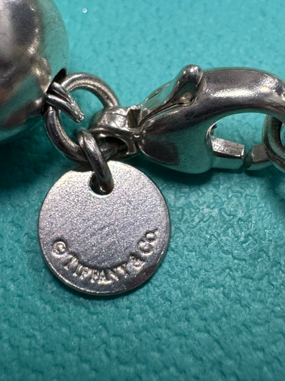 Tiffany & Co. 925 Sterling Silver HardWear 10mm Ball Bead 8" Bracelet