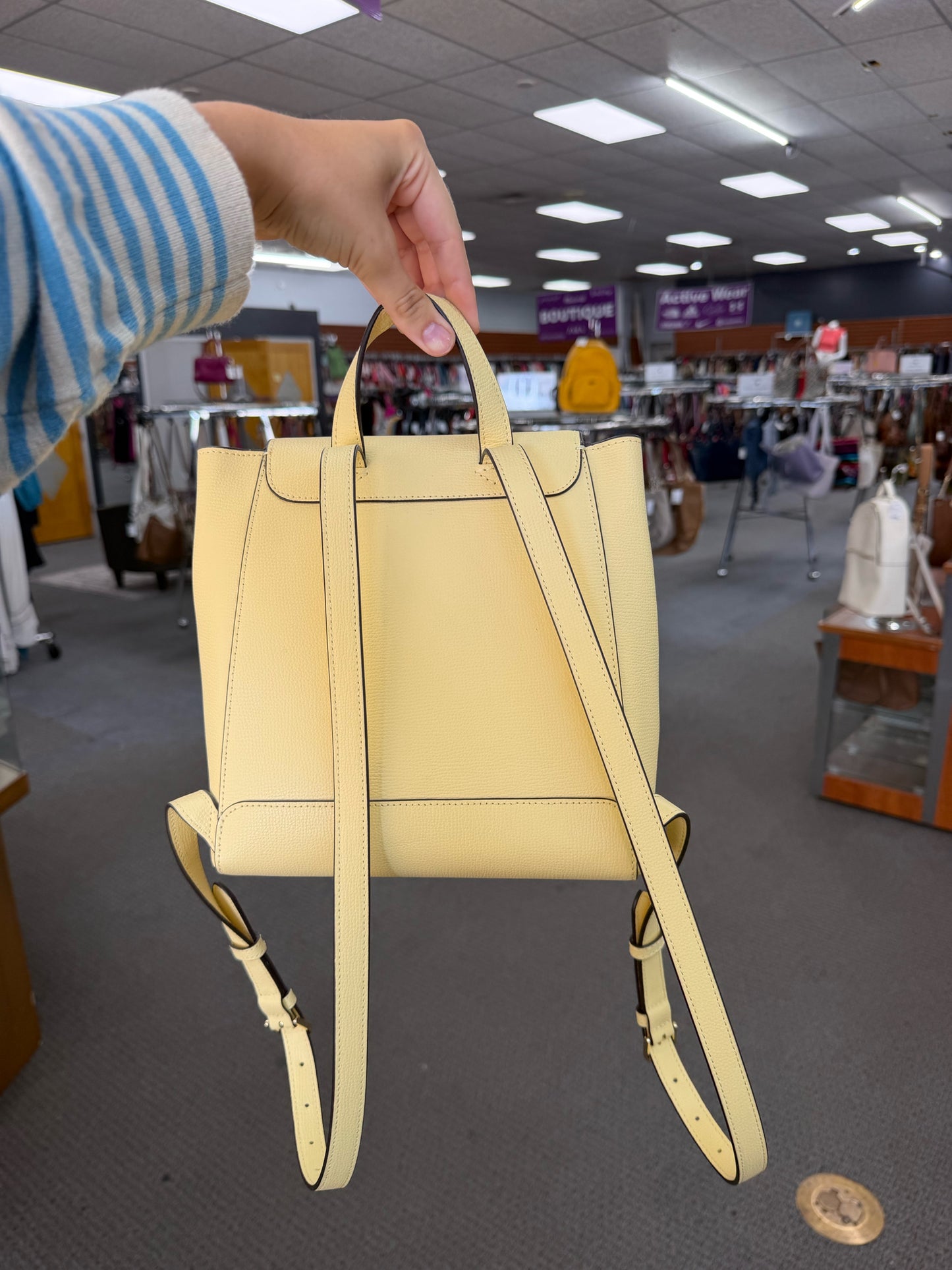 Designer Kate Spade Yellow Backpack