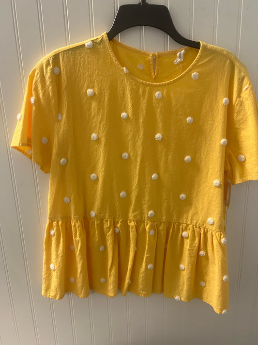Yellow AndTheWhy Short Sleeve Shirt Women's