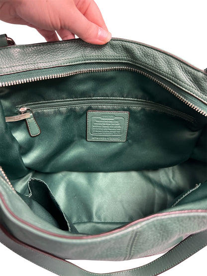 Designer Coach Green Handbag