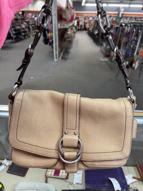 Designer Coach Cream Handbag