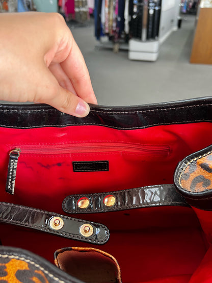 Designer Dooney & Bourke Animal Print Handbag